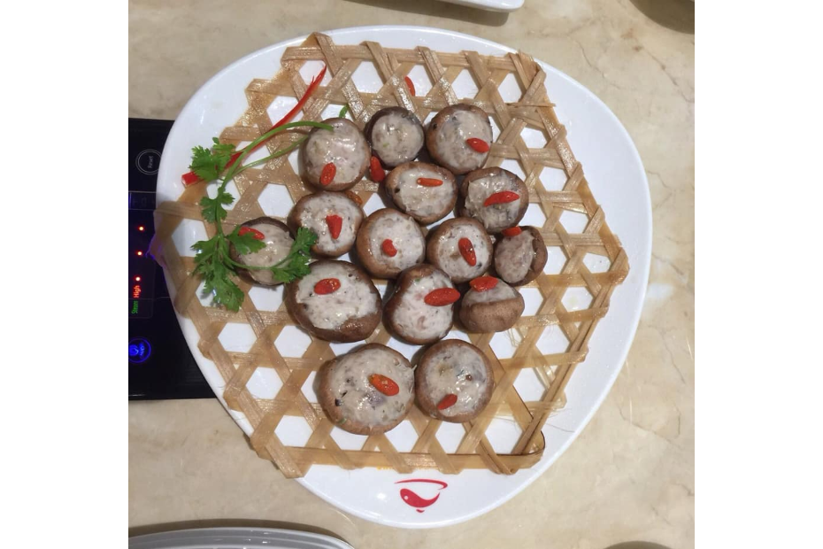 Nấm Nhồi Thịt Hấp