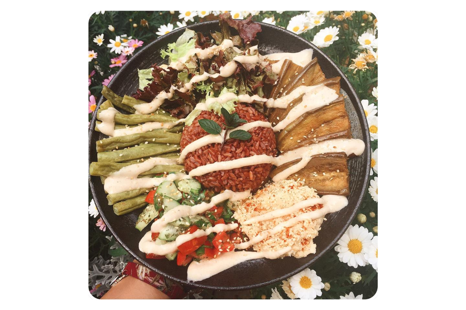 Soyrizo (Cà Tím, Đậu Xanh, Rau, Dưa Leo minty, Salad Cà Chua)