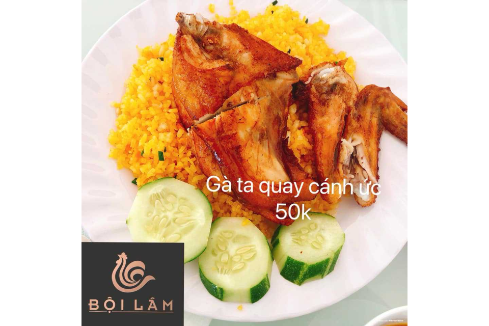 Cơm Chiên Cánh Gà Ức Gà Quay
