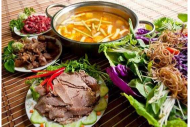 Lẩu Bắp Bò, Gỏi Bò, Bò Hấp