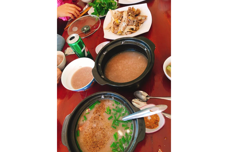 Cháo Đậu Đỏ Và Gà