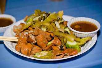 Lòng Xào Dưa Cải