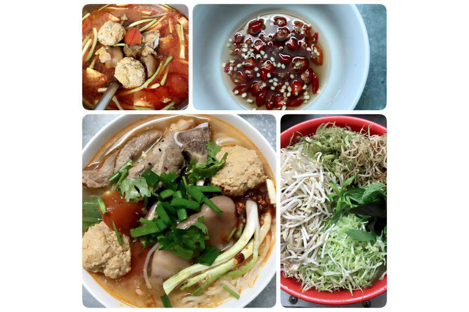 Bún Riêu Và Giò Heo