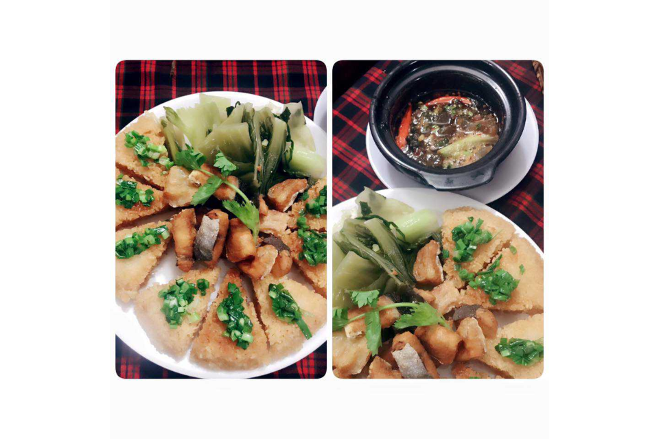 Cơm Cháy, Cá Hồi Chấm Quẹt