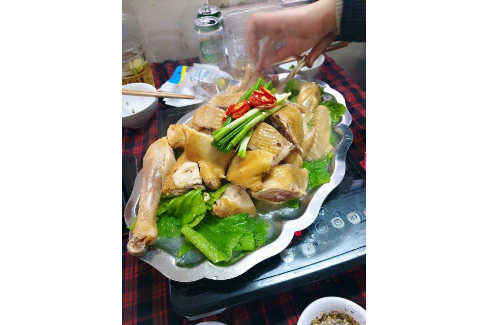Gà Hấp Cải