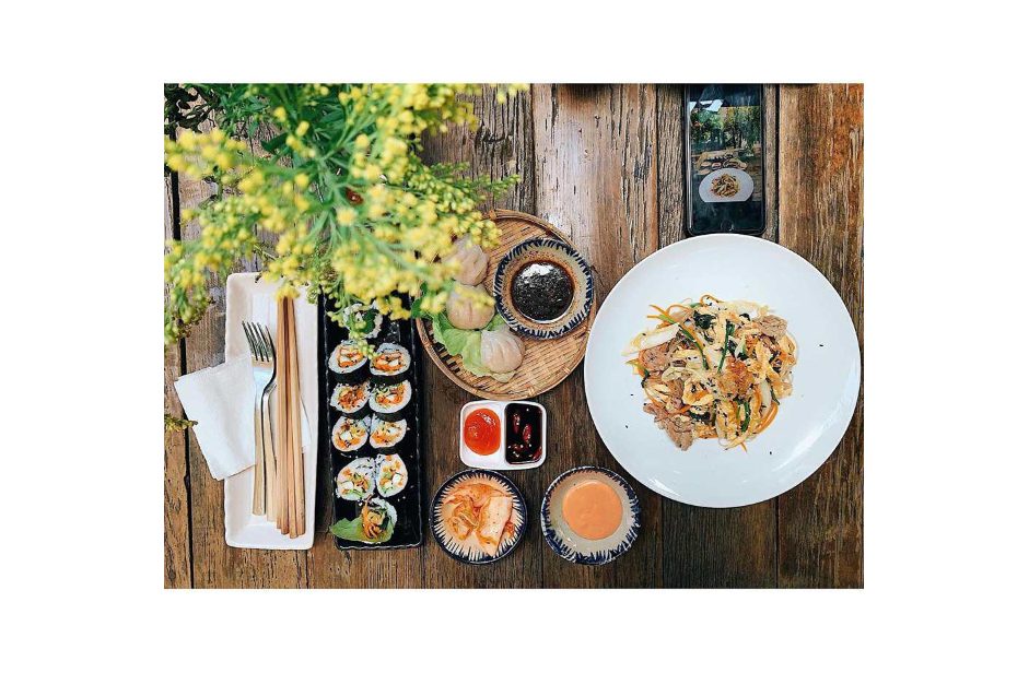 Cơm Cuộn, Há Cảo, Miến Xào Bò