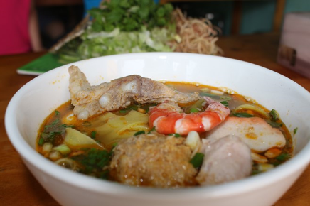 Mì Quảng Sườn Tôm