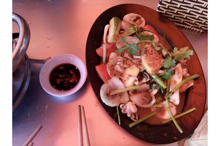 Mực Xào Chua Ngọt