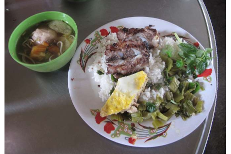 Cơm Sườn, Trứng, Canh Chua