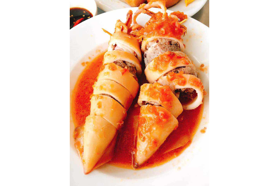 Mực Nhồi Thịt Kho
