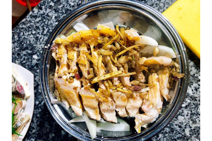 Cá Hấp Gừng