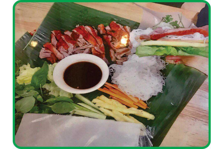 Vịt Quay Cuốn Bánh Tráng