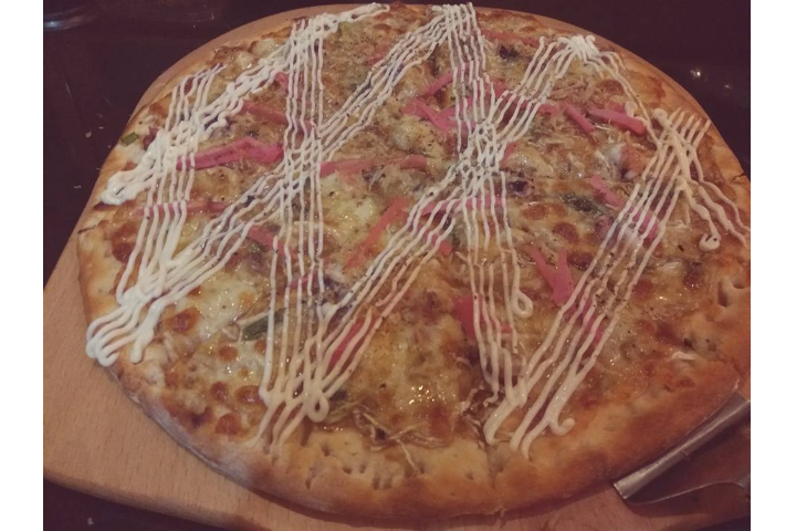 Okonomiyaki pizza 