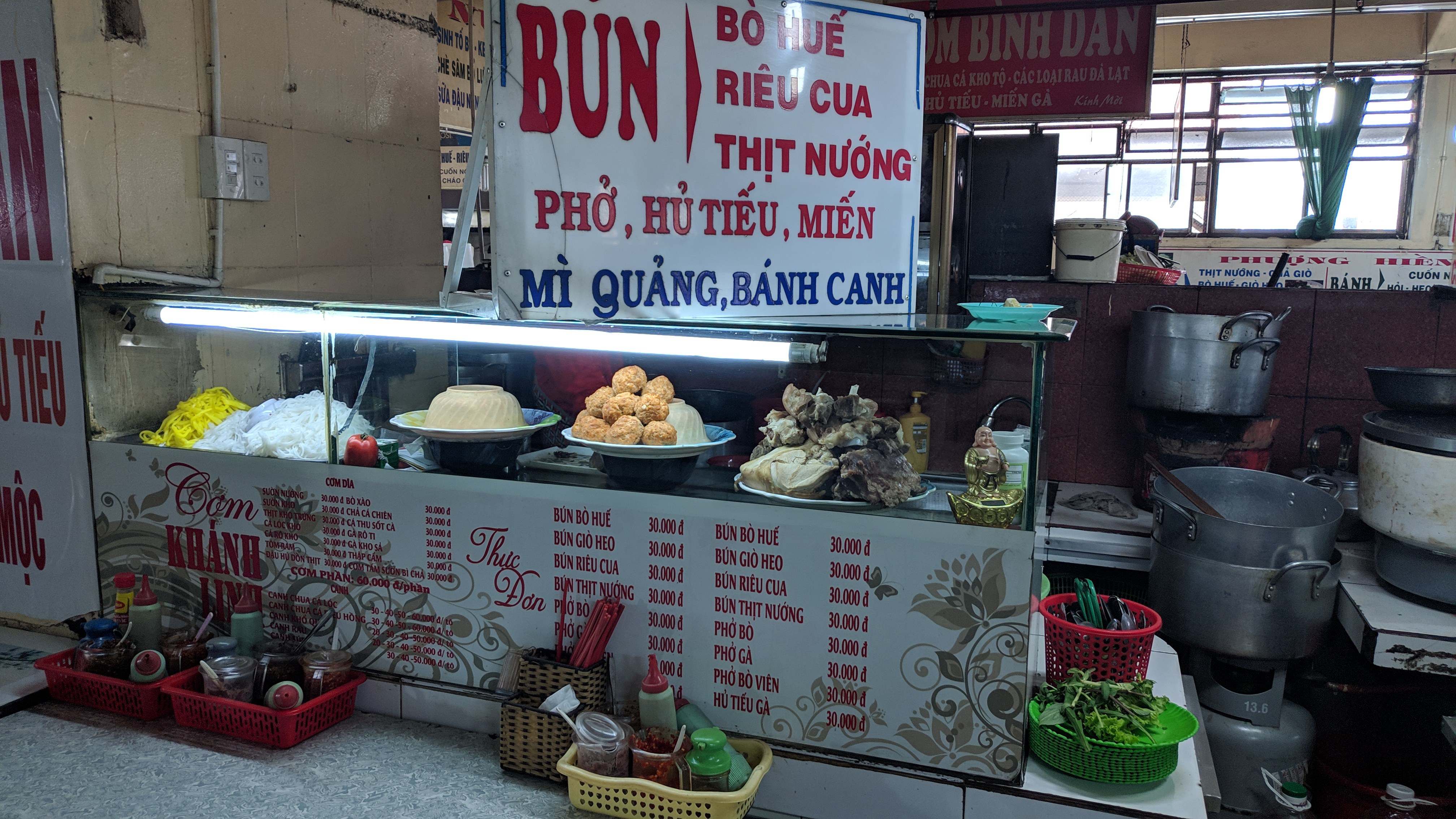 Các loại bún phở hủ tiếu