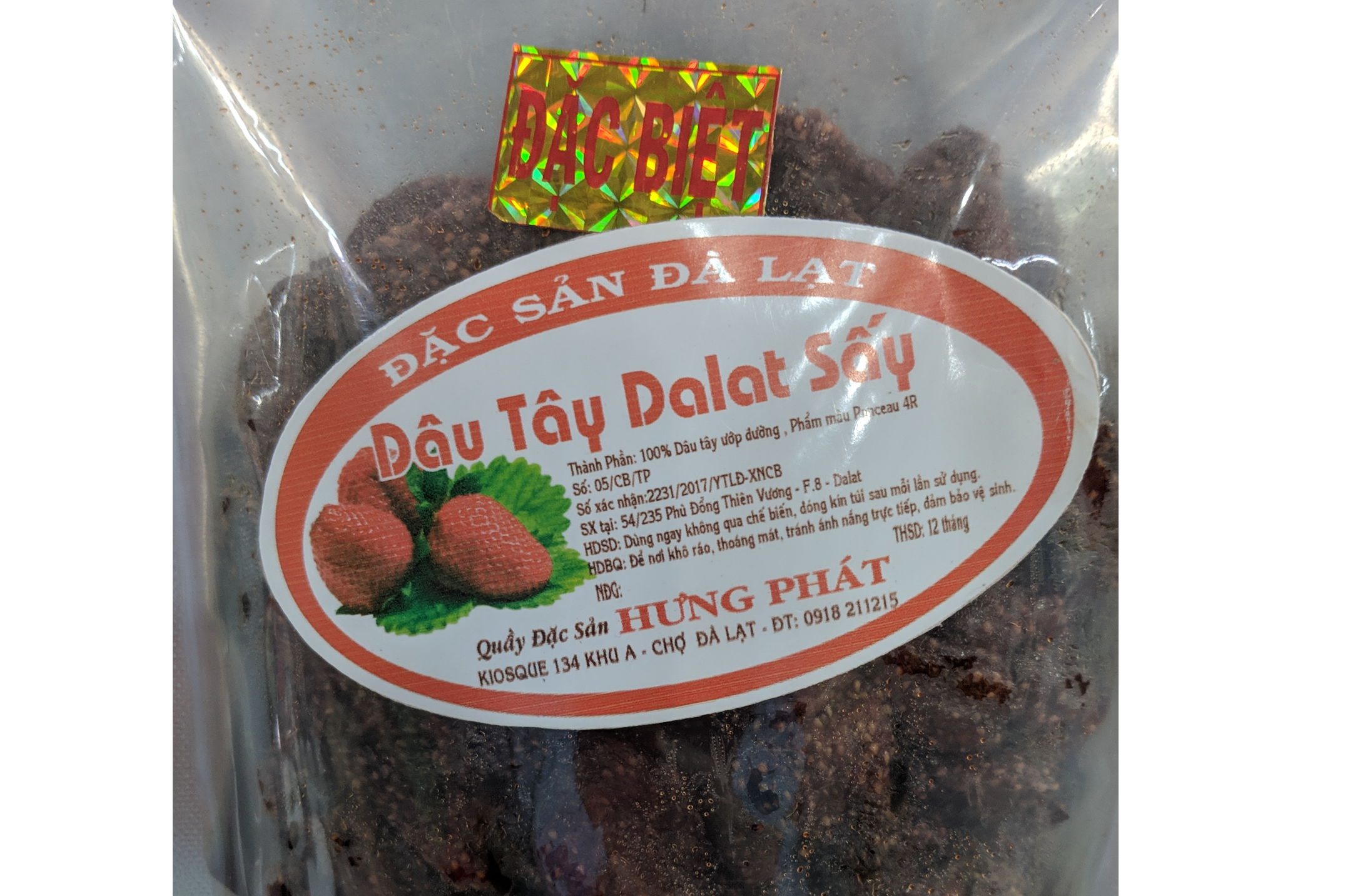 Dâu Tây DALAT sấy