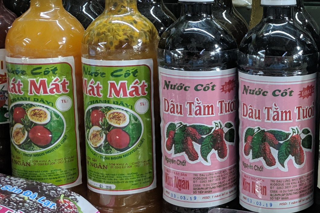 Nước cốt dâu tằm, mát mát (chanh dây)