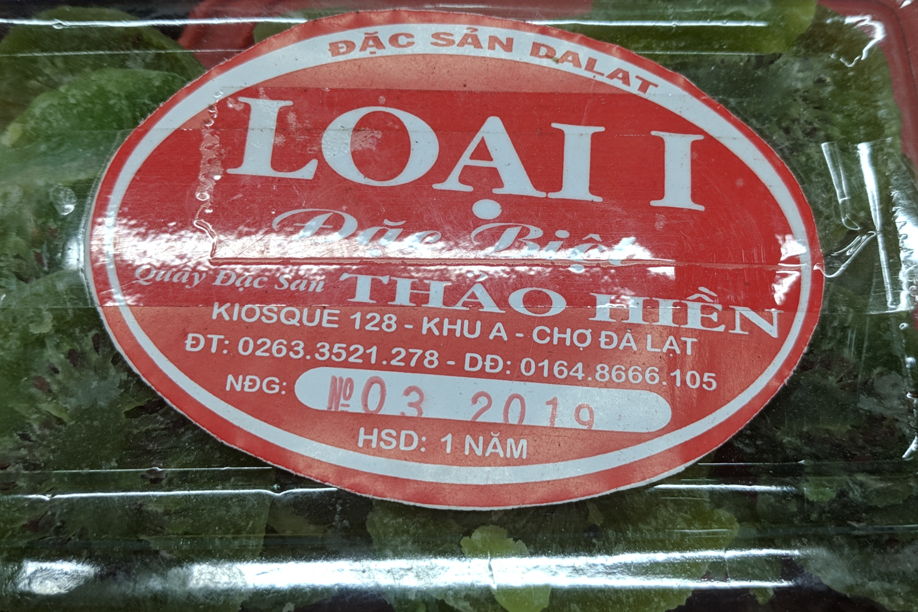 Các loại mứt trái cây sấy khô loại 1