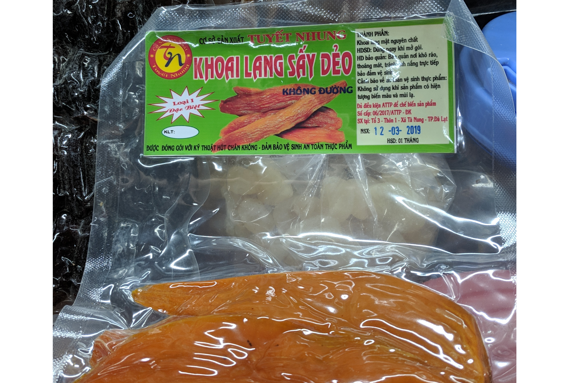 Khoai lang sấy dẻo