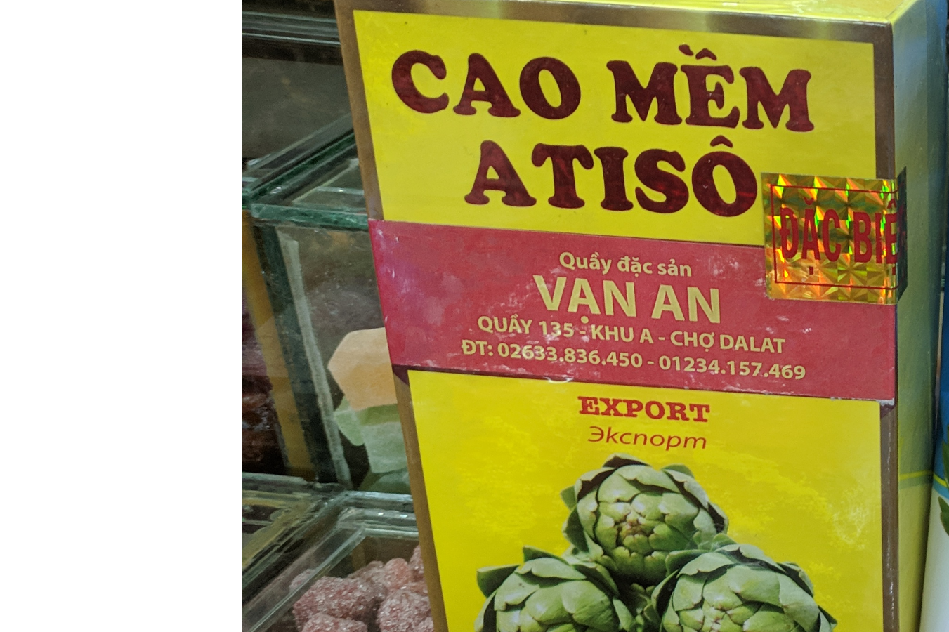 Cao mềm atiso