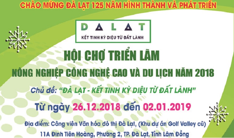 Hội chợ Nông nghiệp công nghệ cao và Du lịch năm 2018