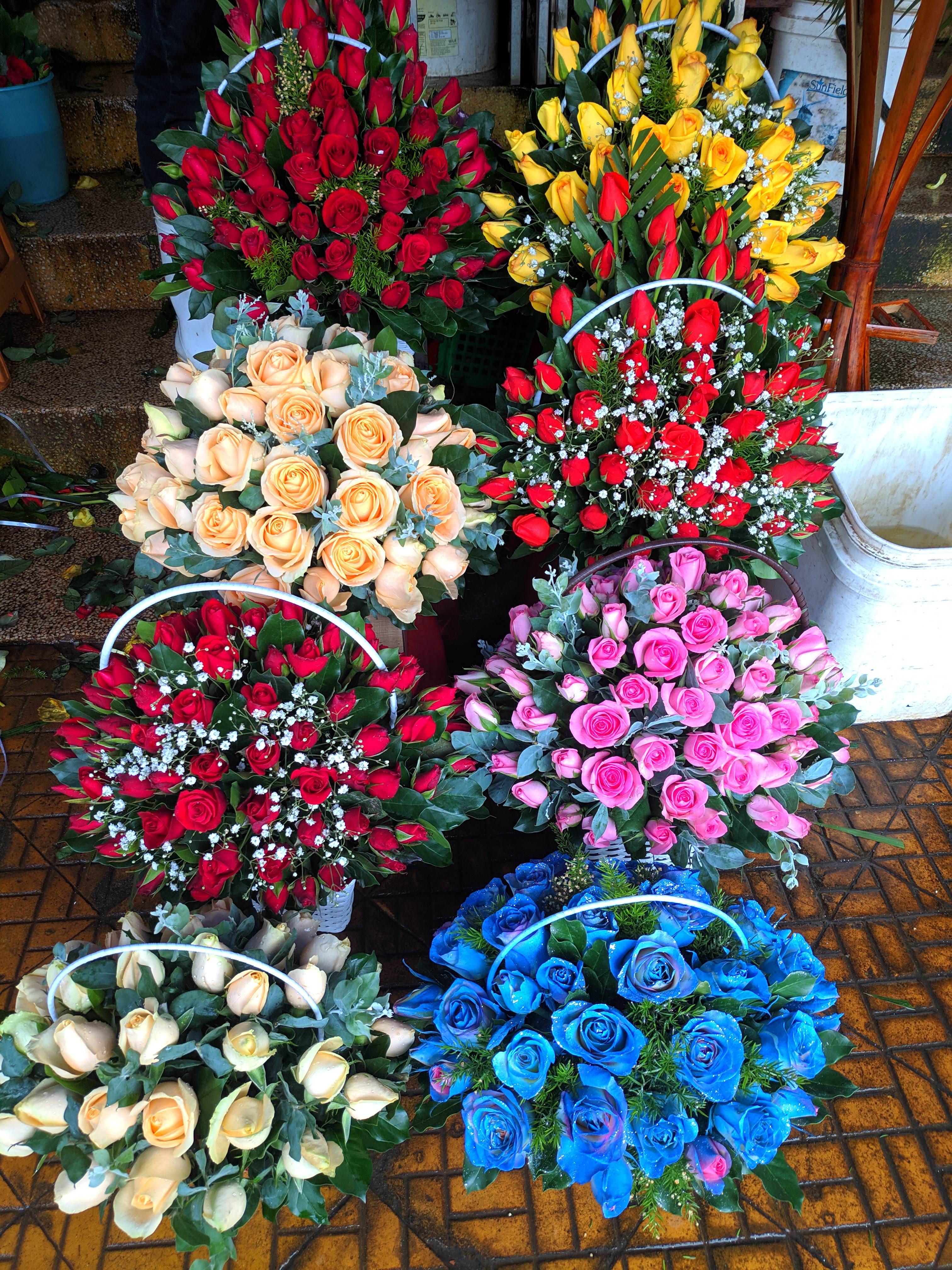 Các loại mặt hàng hoa tươi