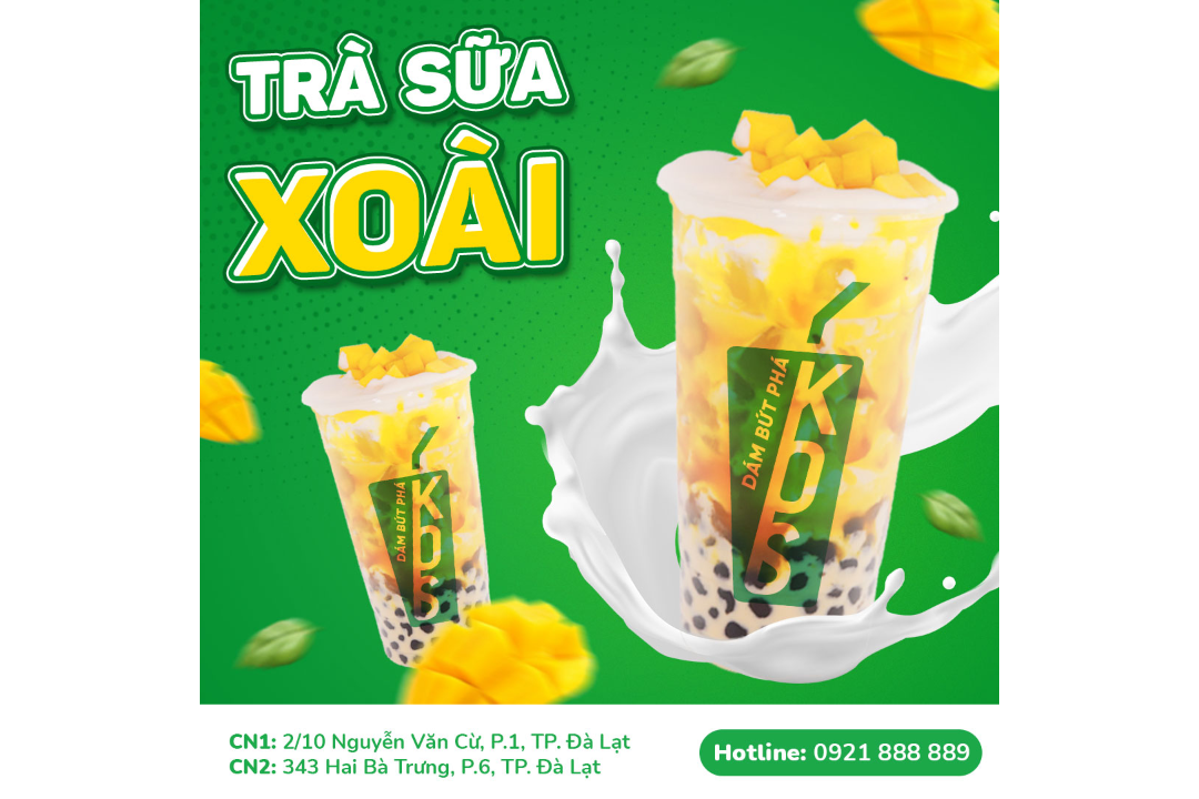 Trà sữa xoài