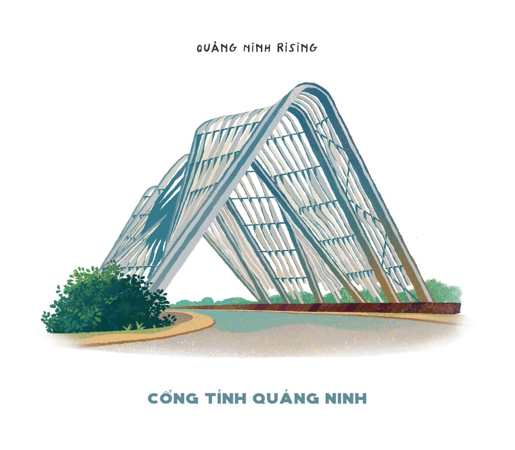 SUPER Adorable “ONLINE TEM SET” ABOUT TYPICAL WORKS OF QUANG NINH