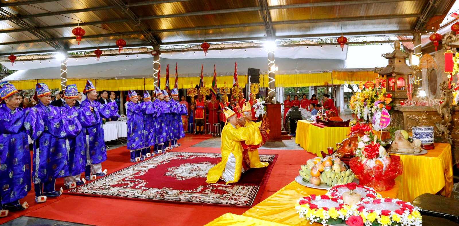 Khai mạc lễ hội truyền thống đền A Sào năm 2024