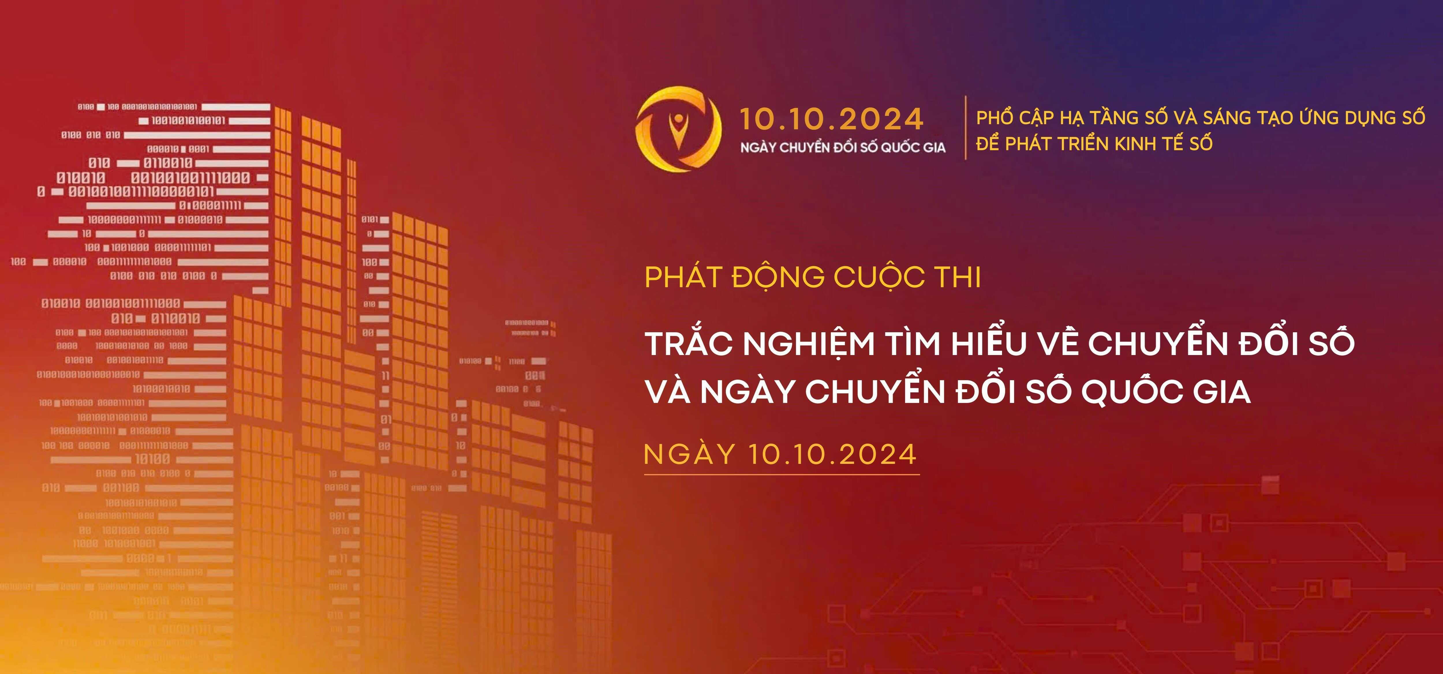 Mời tham dự trực tuyến Chương trình  phát động Cuộc thi trắc nghiệm tìm hiểu về Chuyển đổi số và Ngày Chuyển đổi số quốc gia  trên địa bàn tỉnh Thái Bình