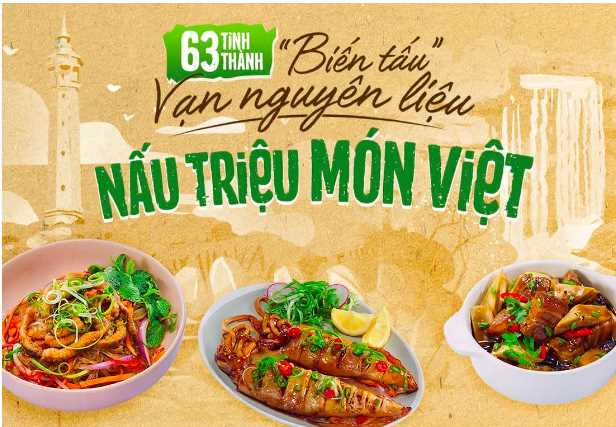 Cuộc thi chia sẻ công thức chế biến món ăn địa phương