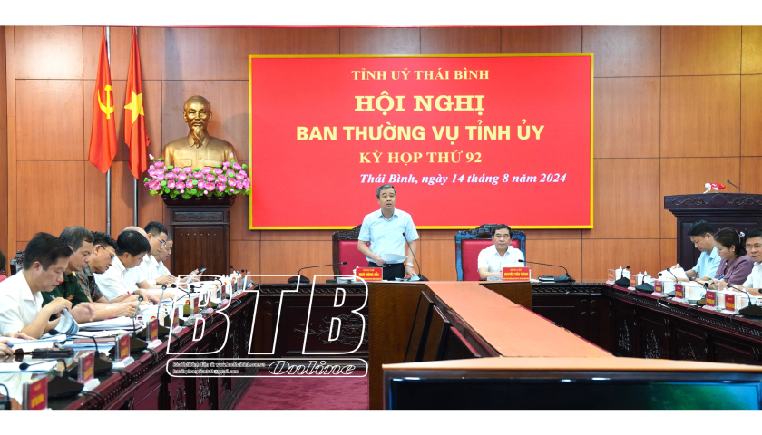 Hội nghị Ban Thường vụ Tỉnh ủy