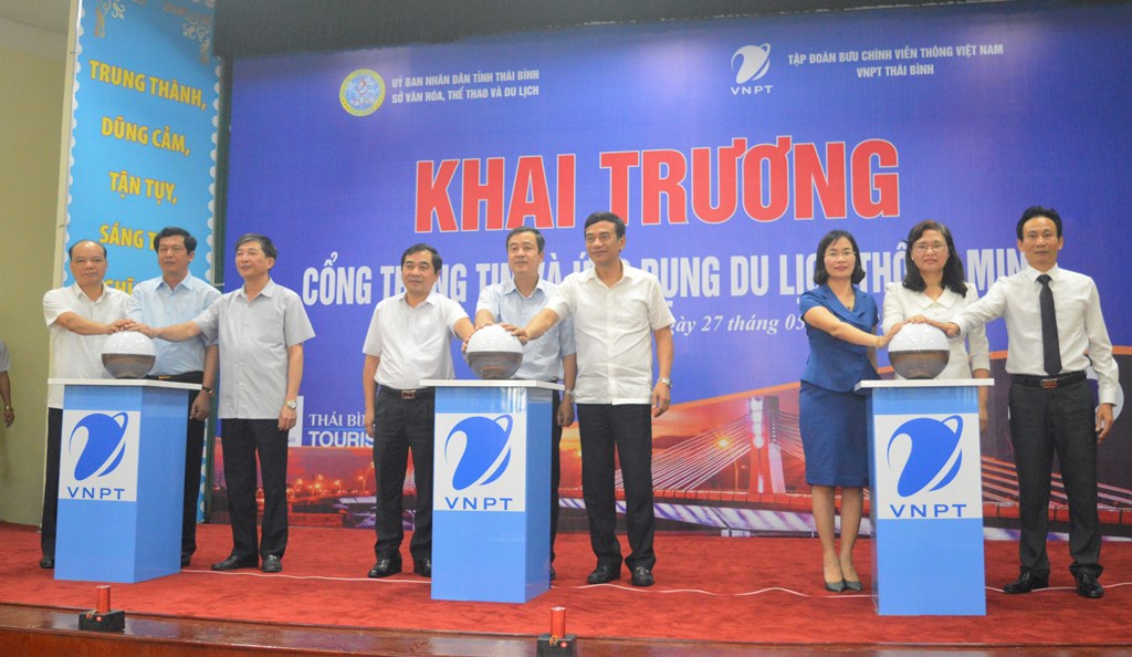 Khai trương cổng thông tin và ứng dụng du lịch thông minh Thái Bình