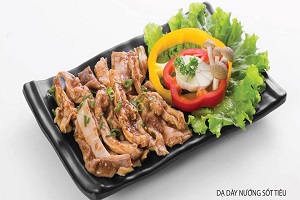 Dạ dày nướng sốt tiêu
