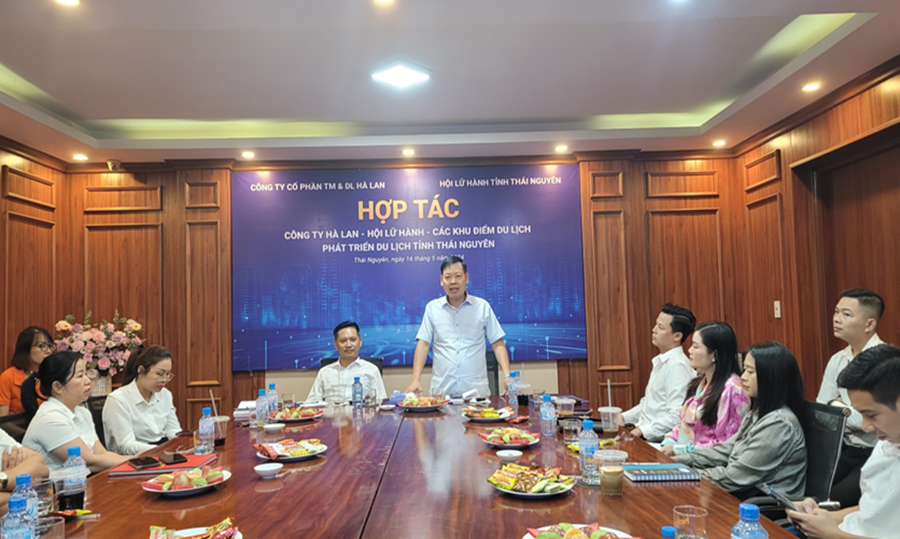  Ký kết hợp tác phát triển du lịch giữa Công ty cổ phần Thương mại  và Du lịch Hà Lan với Chi hội lữ hành và các khu, điểm du lịch  trên địa bàn tỉnh Thái Nguyên