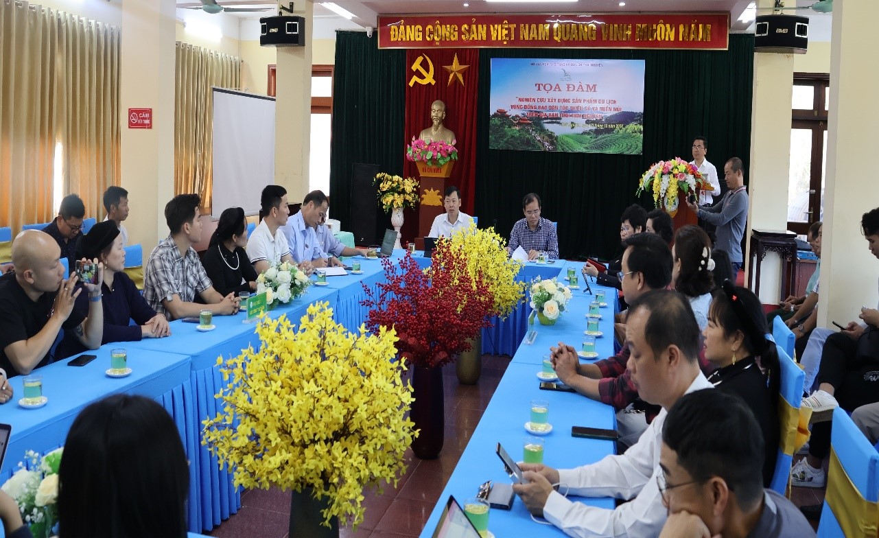 Tọa đàm “Nghiên cứu xây dựng sản phẩm du lịch vùng đồng bào dân tộc thiểu số và miền núi trên địa bàn tỉnh Thái Nguyên” năm 2024