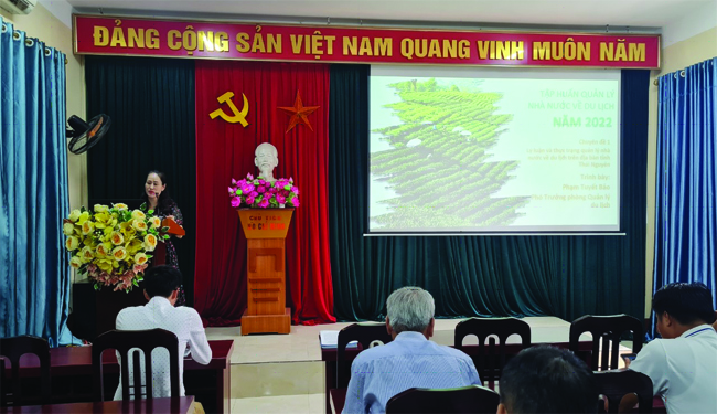 Khai mạc lớp Bồi dưỡng kiến thức, kỹ năng công tác phát triển  du lịch cộng đồng huyện Đại Từ năm 2022