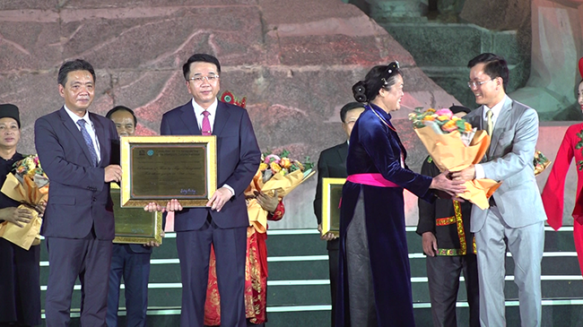 Lễ đón nhận Bằng ghi danh “Thực hành Then của người Tày, Nùng, Thái ở Việt Nam” vào danh sách Di sản văn hóa phi vật thể đại diện của nhân loại
