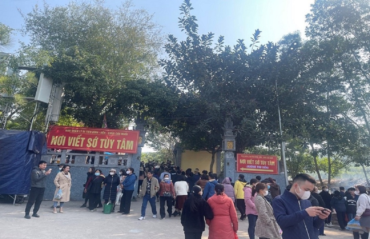 Huyện Phú Bình long trọng tổ chức lễ khai hội Đình - Đền - Chùa Cầu Muối xuân Quý Mão 2023