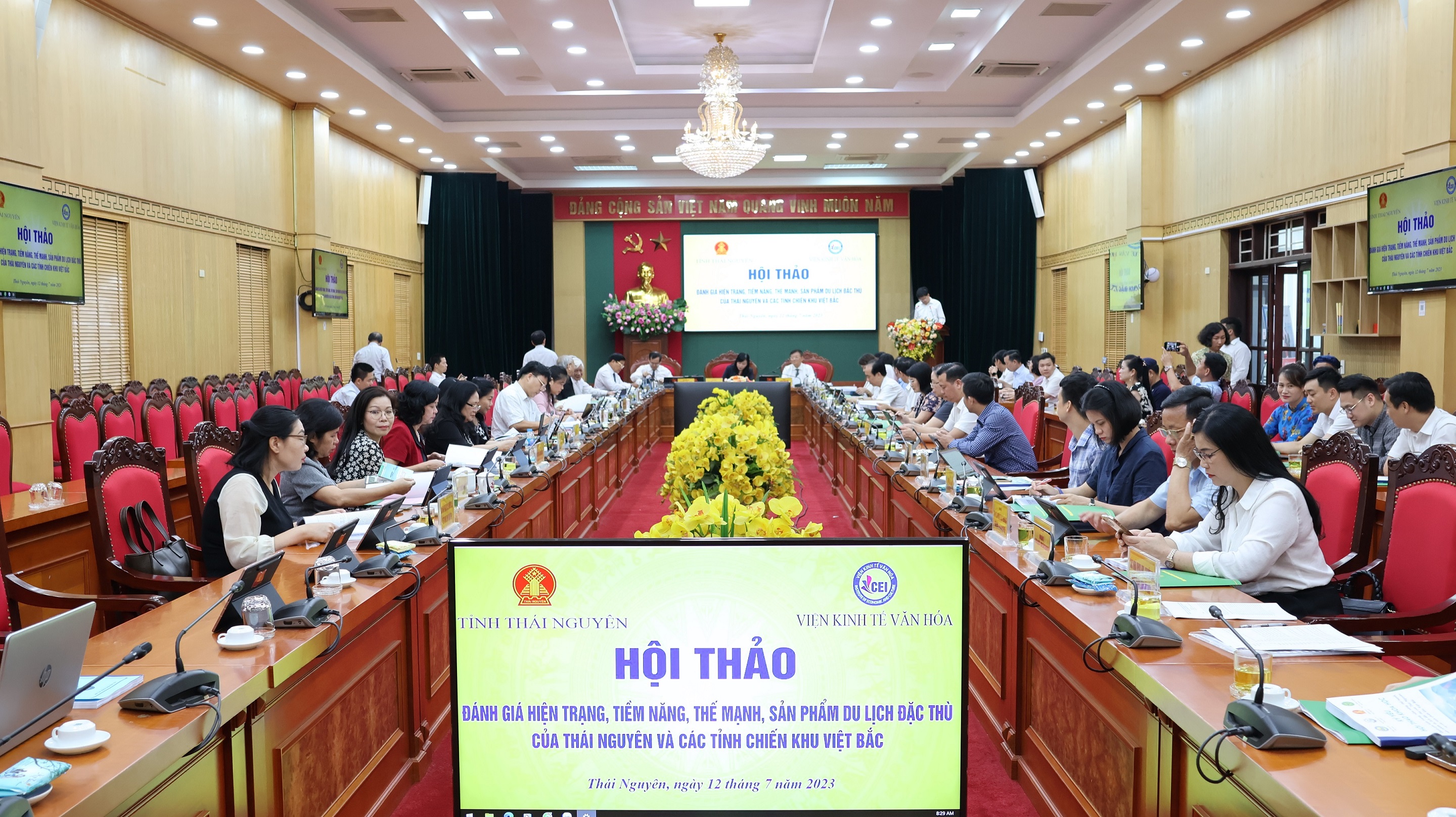 Hội thảo đánh giá hiện trạng, tiềm năng, thế mạnh, sản phẩm du lịch  đặc thù của Thái Nguyên và các tỉnh chiến khu Việt Bắc