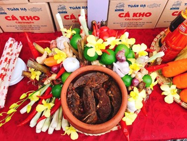 Cá kho trà xanh Ông Toản - Món ăn đậm vị quê hương