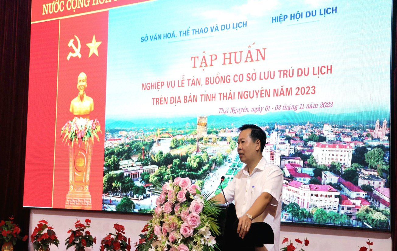 Tập huấn nghiệp vụ lễ tân, buồng cơ sở lưu trú du lịch  trên địa bàn tỉnh Thái Nguyên năm 2023
