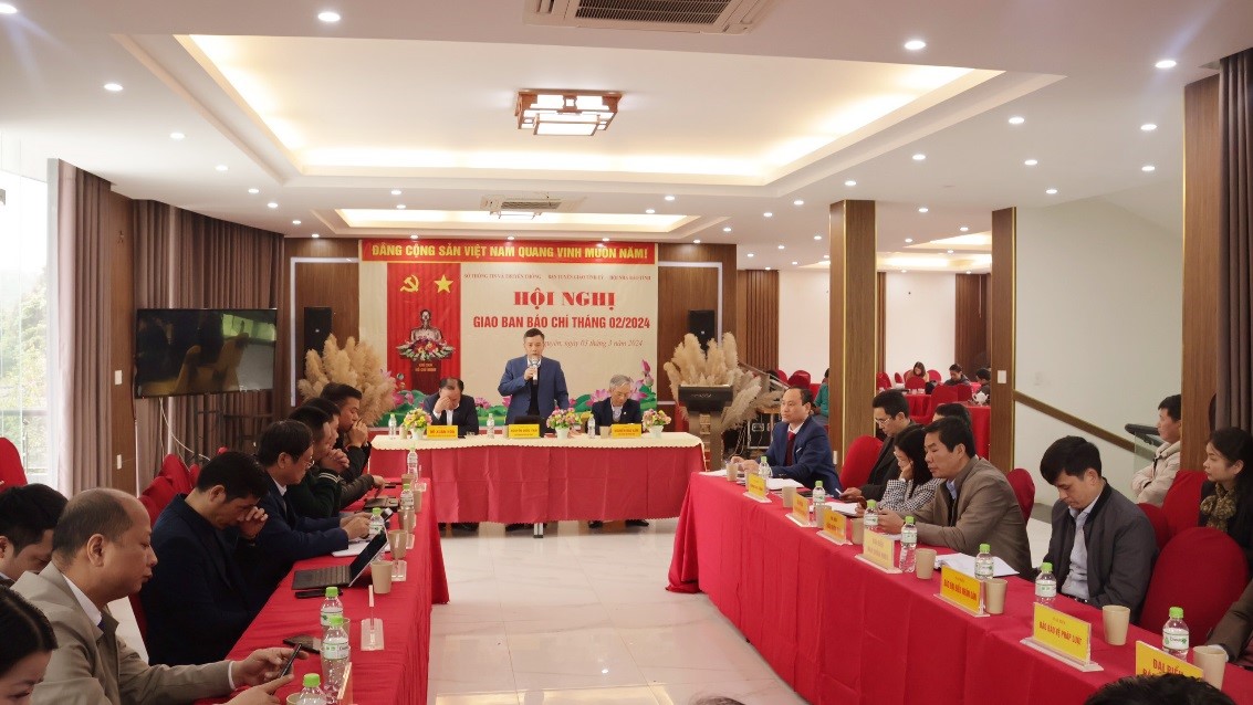 Cung cấp thông tin du lịch tại Hội nghị giao ban báo chí tháng 02/2024