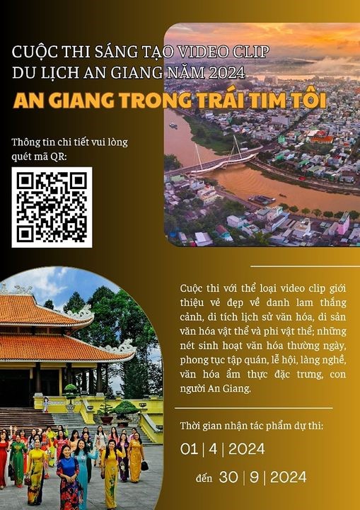 An Giang phát động cuộc thi sáng tạo Video clip du lịch năm 2024