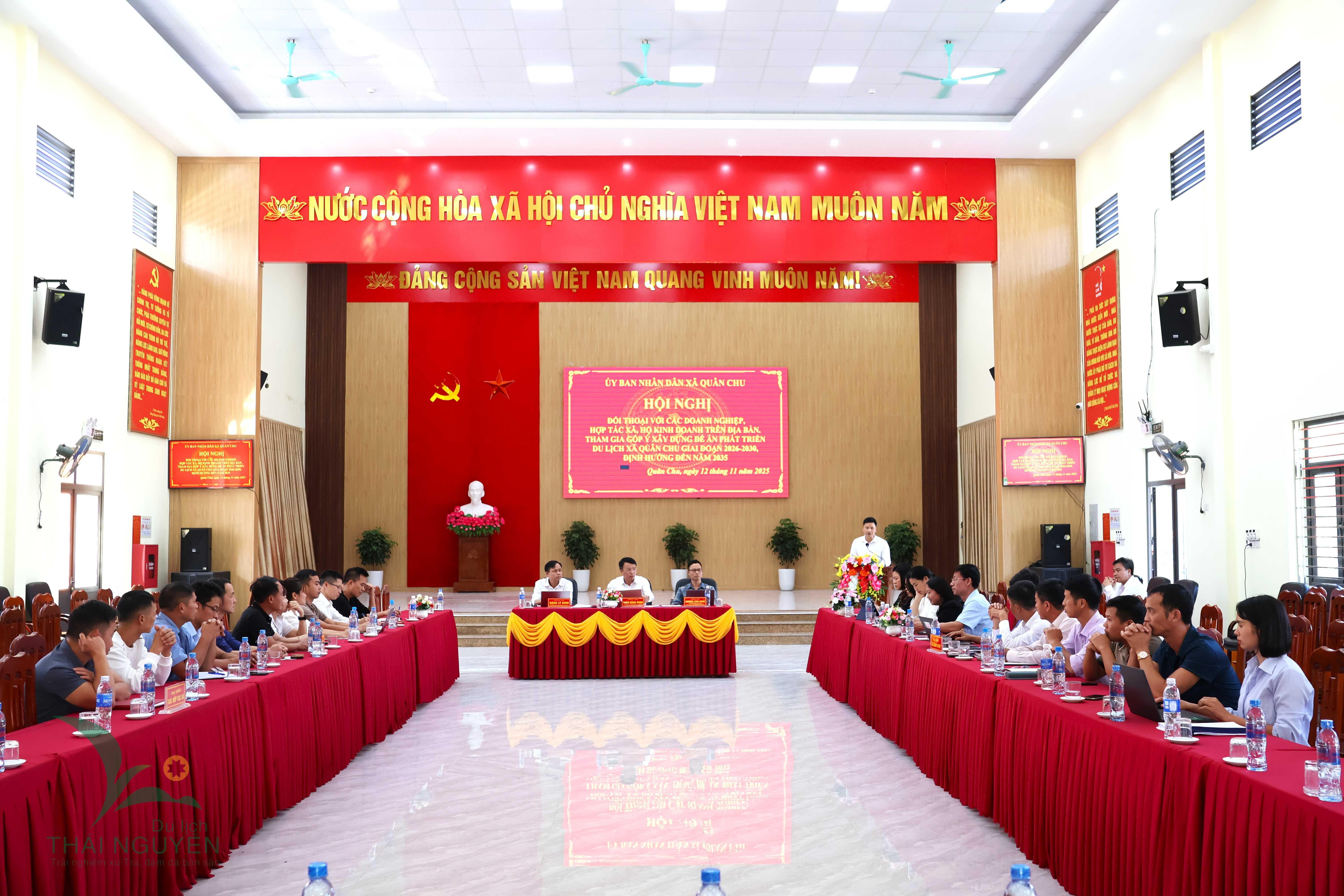 Hội nghị góp ý vào Đề án phát triển du lịch xã Quân Chu  giai đoạn 2026 – 2030, định hướng đến năm 2035