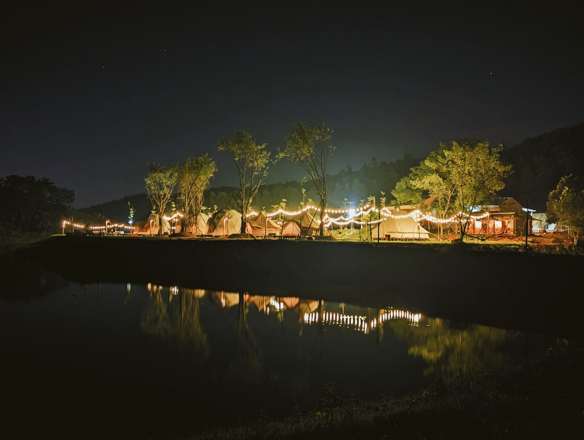 Trốn glamping - Điểm đến mới, hấp dẫn tại hồ Ghềnh Chè