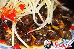 Ốc xào dừa