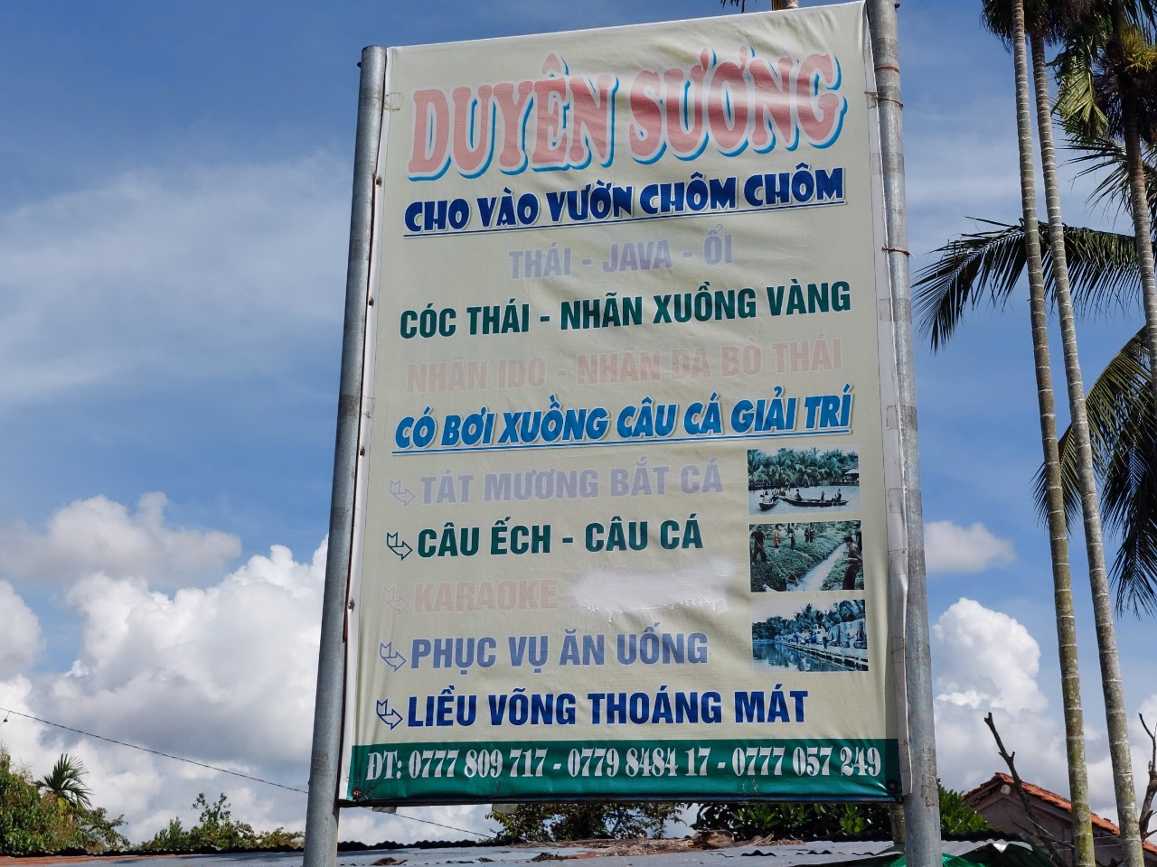 VƯỜN CHÔM CHÔM DUYÊN SƯƠNG