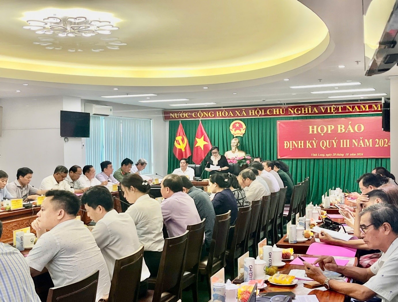 UBND tỉnh Vĩnh Long tổ chức họp báo cung cấp thông tin định kỳ quý III/2024