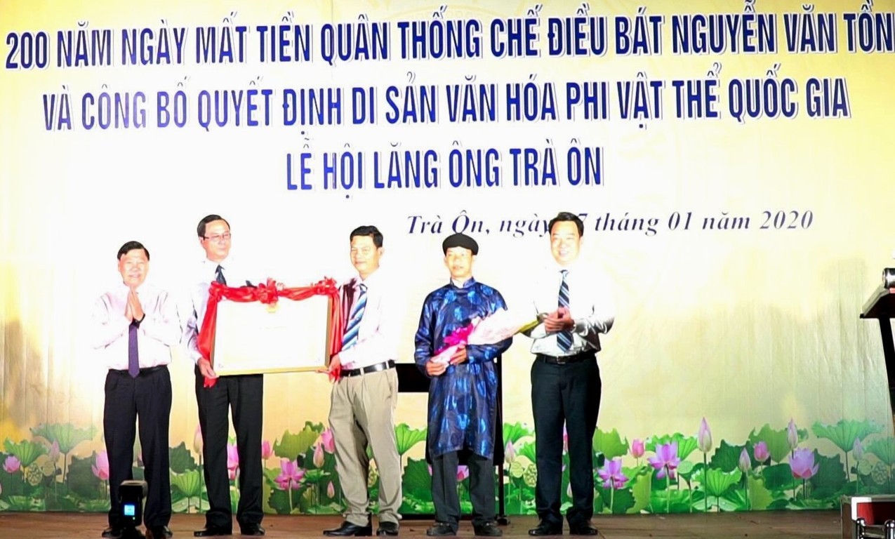 Công bố Quyết định di sản văn hóa phi vật thể quốc gia lễ hội lăng Ông Trà Ôn