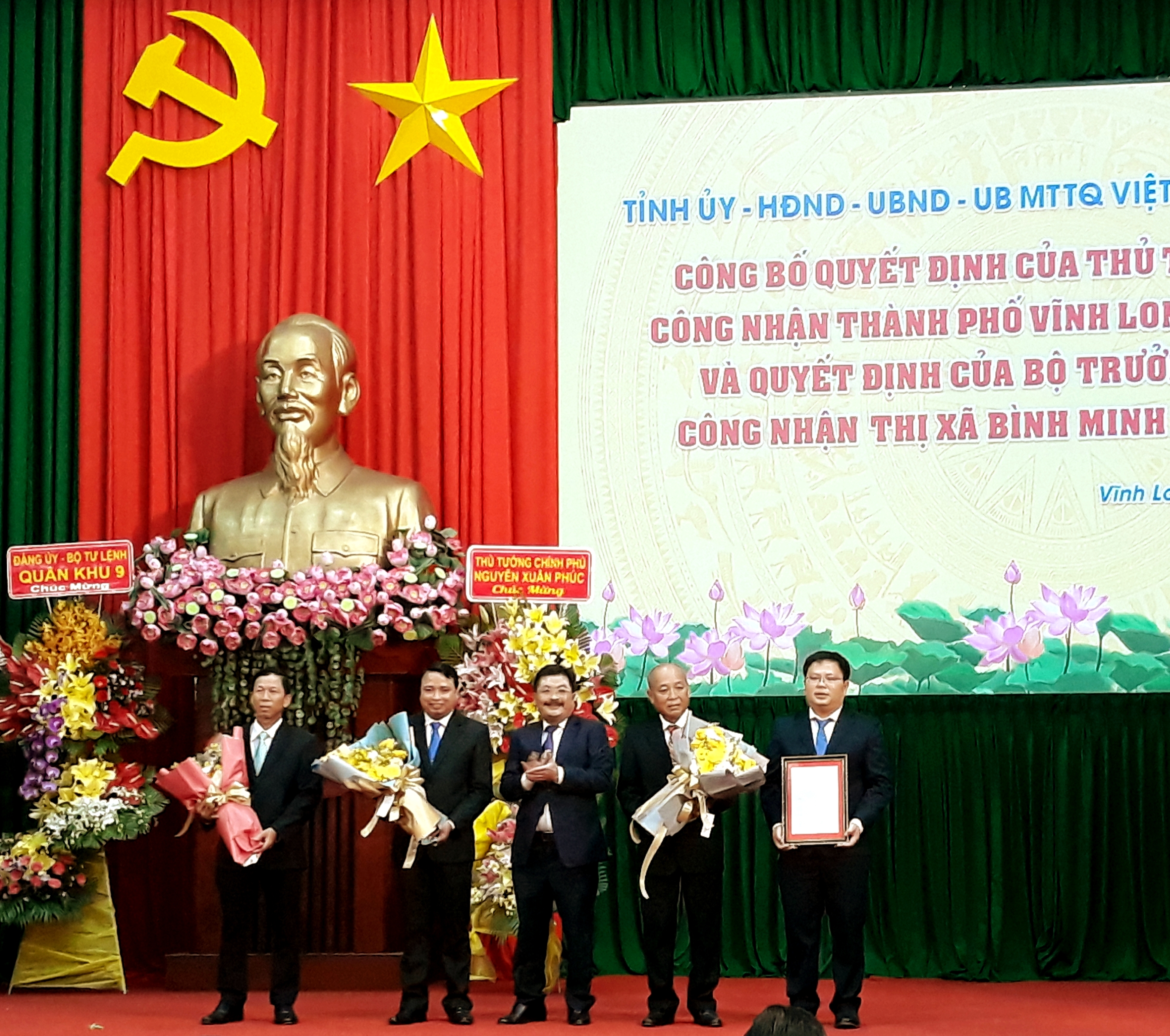 Công nhận đô thị loại III TX.Bình Minh
